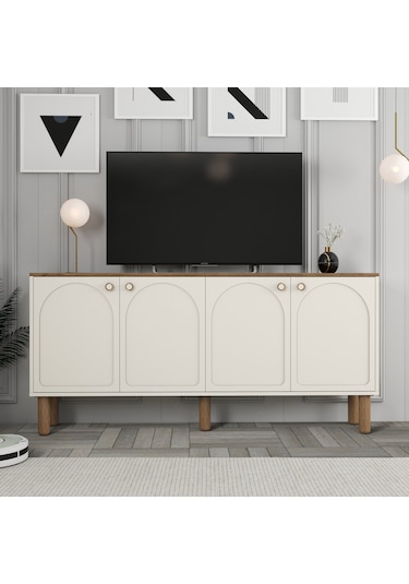 Bohem Konsol - Beyaz Krem