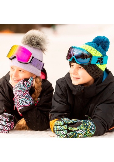 Relax De-vil Çocuk Kayak Gözlüğü - Blue Blue Mavi