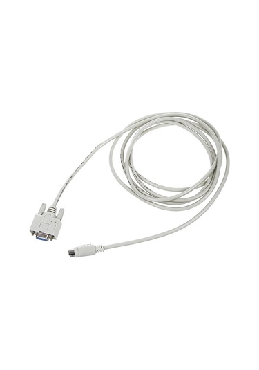 Plc Dvp Serisi İçin Db 9-pin - 8p Mini Din Rs232 İndirme Kablosu Beyaz 3m - Dcpcab215