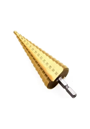 Matkap Ucu Kademeli Uç Sac Delme 4-32 Mm Matkaba Takılan Uç