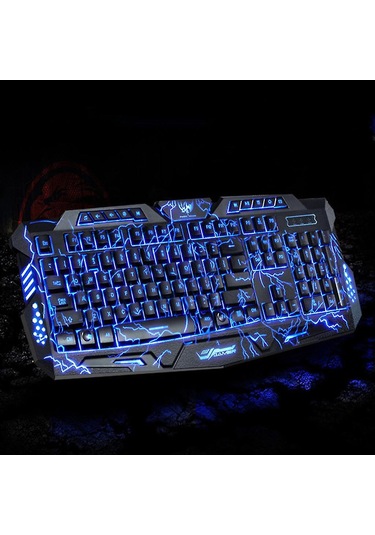 Xindoker Oyun Klavyesi - Çok Renkli Led Aydınlatmalı, Ergonomik Tasarım, 19 Tuş Çakışmasız