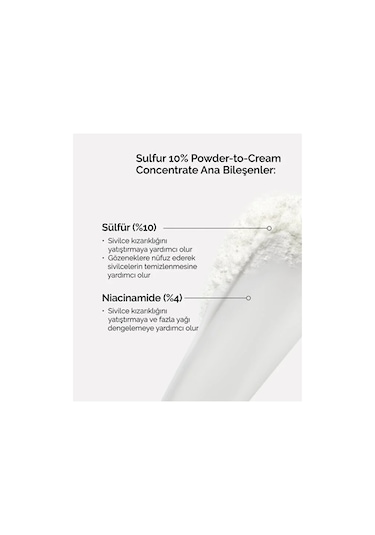 The Ordinary Sulfur 10% Powder-to-cream Concentrate