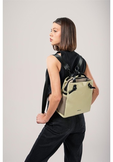 Ççs Kadın 17826 Omuz Ve Sırt Çantası Yeşil