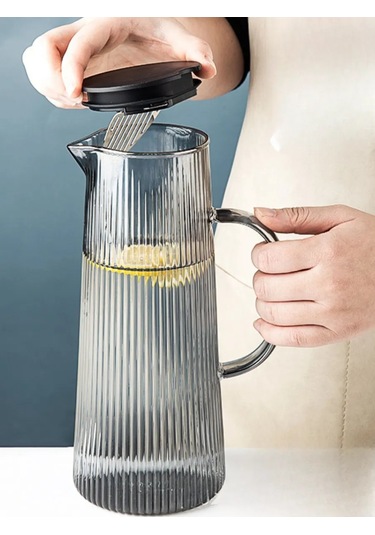 Glassreflection Korkulu Cam Su Sürahisi 1300 Ml 343342360