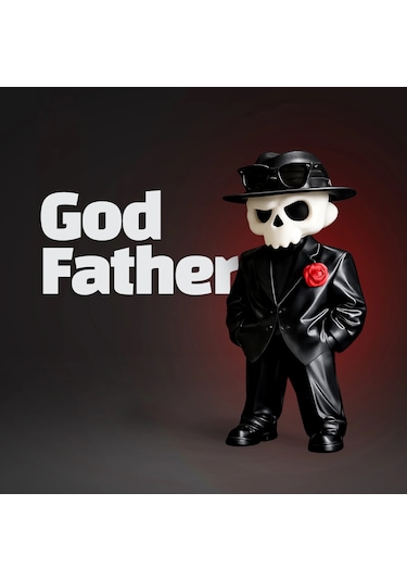Kuru Kafa Godfather Özel Seri Siyah Özel Seri Koleksiyon Ürünü Oyuncak Figür