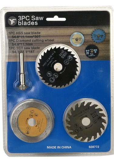 Mini Testere Seti 3 Parça Ahşap Metal Taş