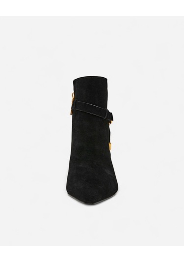 Steve Madden Roller Black Sued Kadın Siyah Topuklu Bot Roller