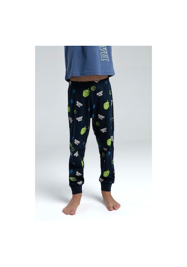 Rolypoly Erkek Çocuk Yeşil Pijama Takımı 5274-47518 Yeşil