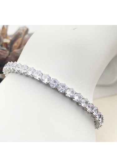 İnce Su Yolu Esnek Kelepçe Model Yüksek Kalite 316 L Çelik Silver 20 Cm Gümüş