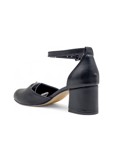 Berk Karnıyarık Kalın Topuklu Abiye Siyah