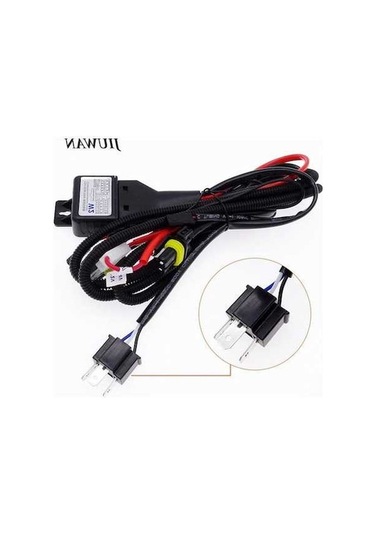Novahub 1 Adet H4 H13 9007 Kablo Demeti Soketi Xenon Lamba Hıd Konnektörü Teleskopik Lamba Kontrol Hattı Grubu Değişim Işık Huzmesi 5500 Kit