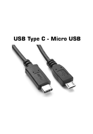 Typec To Micro Usb Kablo Type-c Micro Usb Kablo 3 Metre