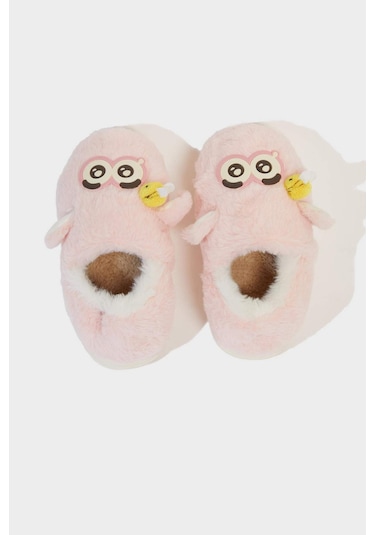 Defacto Kız Çocuk Düz Taban Panduf F1931a825wnpn10 Pembe