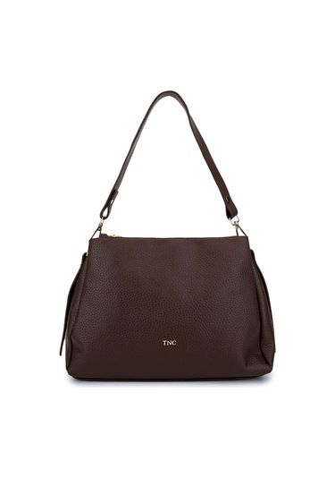 Tamer Tanca Kadın Suni Deri Kahverengi Kol Çantası 1003 2033 Bn Cnt Sk25-26 Acı Kahve Fltr Acı Kahverengi