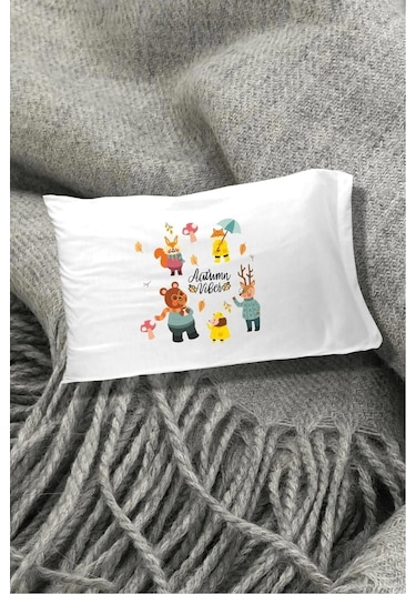 Sonbahar Autumn Pamuklu 30x45 cm Yastık Kılıfı