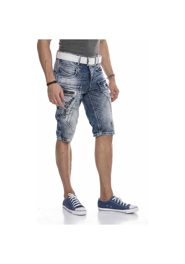 Cipo & Baxx Ck101 Erkek Denim Kapri 001