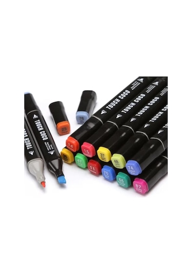 36 Lı Profesyonel Marker Boya Kalem Seti Çantalı