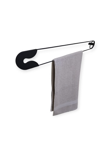 Çengel Askı Mutfak Banyo Antre Askılığı Siyah