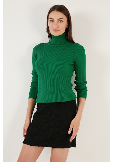 Lela Fitilli Regular Fit Balıkçı Yaka Soft Akrilik Bayan Kazak 4614102 Benetton