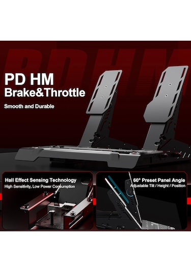 Vd4 Bundle F Direct Drive Direksiyon Seti 4 Nm Sabit Tork Gücü W As Simit Ve Hall-effect Pedal Dahil Pc Uyumlu Sim Racing