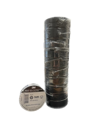 3M Temflex İzole Elektrik Bantı İzole Bant 10 Lu Paket