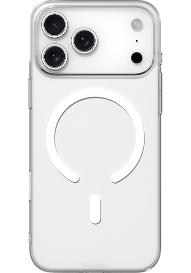 İphone 17 Pro Max Uyumlu Kılıf M-safe Şarj Özellikli Youngkit High Definition Serisi Kapak Şeffaf