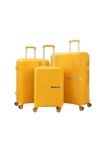 Mçs Üçlü Polipropilen Valiz Seti V374 S21yy1000006-set 00012 Sarı