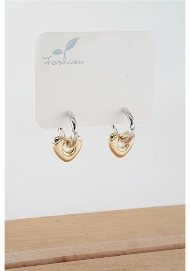 Kadın Vip Seri 316 L Çelik Antialerjik 2.5 Cm Yıldız Model Küpe-5193 Gümüş