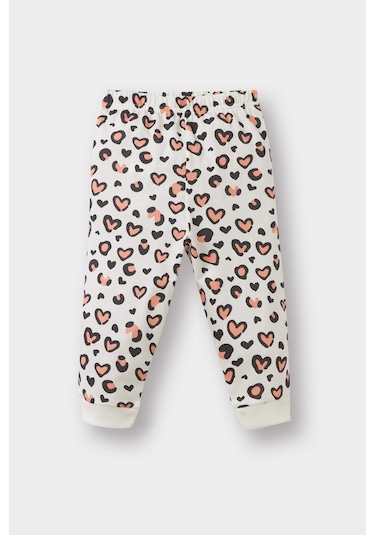 Defacto Kız Bebek Pijama Takımı Desenli Uzun Kollu Penye Üst Uzun Alt E9478a525auer233 Ekru Defacto Kız Bebek Pijama Takımı Desenli Uzun Kollu Penye Üst Uzun Alt E9478a525auer233 Ekru