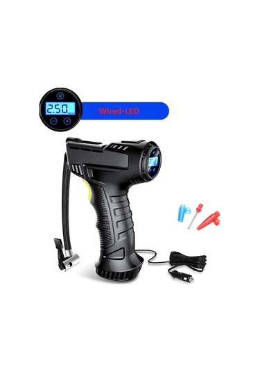 Çok İşlevli Lastik Pompası Ve Lastik Basıncı Monitörü Akıllı Dijital Görüntüler Şarj Edi Şişirme Kompresör & Hava Pompası 55756817