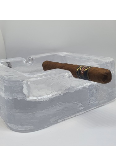 Paşabahçe 25026 Denizli Cam El İmalatı Çift Oluklu Küllük