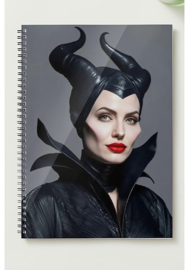 Malefiz A5 Metal Spiralli Çizgisiz Sert Kapak Malefiz Defter