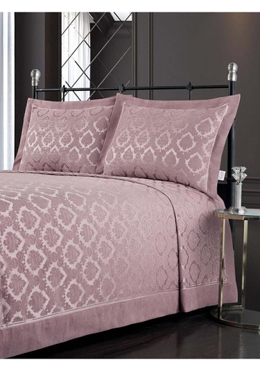 Çift Kişilik Yatak Örtüsü Marvella Şönil Pudra
