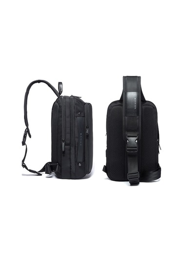Fastbuy Bange Usb Girişli Çapraz Sırt & Göğüs Çantası Siyah Siyah