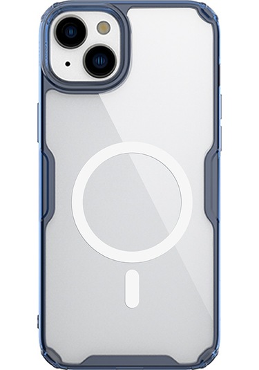 Nillkin İphone Uyumlu 15 Plus / 14 Plus Magsafe Özellikli Nature Tpu Pro Kapak Mavi