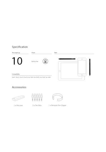 Xp-Pen P01 Stylus Pen Kalem Pn01_B