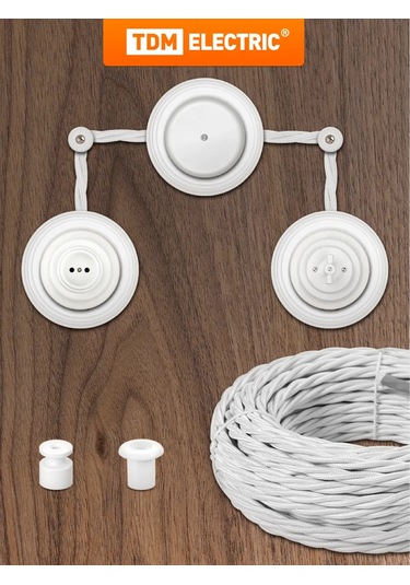 Tdm Electric Gömme Porselen Priz 2p 10a 250v Bologna Tdm 223550174 Bolonya