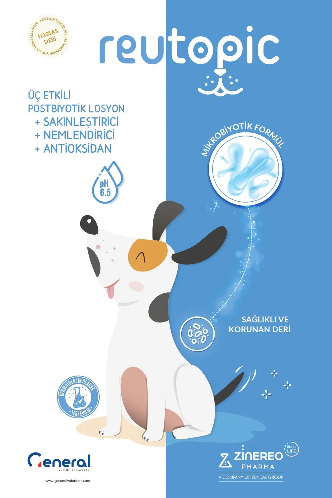 Köpekler İçin 100 Ml Reutopic Dermatit Losyon