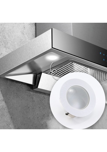 Xindoker Stainless Steel Led Aydınlatma, Mutfak Fırın Çıkartma, Dolap Işığı, Enerji Tasarruflu, Yumuşak Işık, 3000-6500k Renk, 4w, 3v, Dayanıklı, Kolay Kurulum