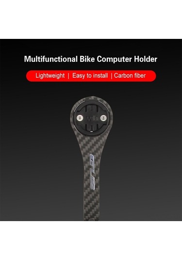Tongxida Gub 695 Karbon Fiber Bisiklet Bilgisayar Tutucu, 17g Hafif, Çok Renkli Bryton/wahoo/cateye/spor Kamera Uyumlu/ Çok Renkli
