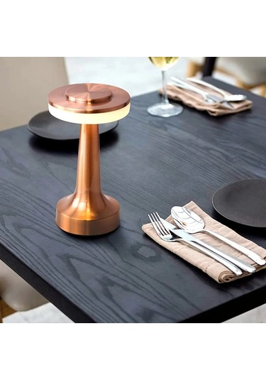 Taşınabilir Şarjlı Masa Lambası Dimmerli Dekoratif Oslo Abajur