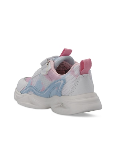 Slazenger KLARION Çocuk Cırt Cırtlı Beyaz / Mavi Günlük Spor Ayakkabısı