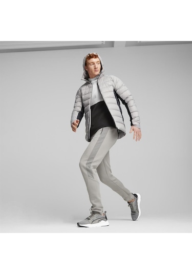 Puma Packlite Hooded Down Jacket Erkek Mont-gri