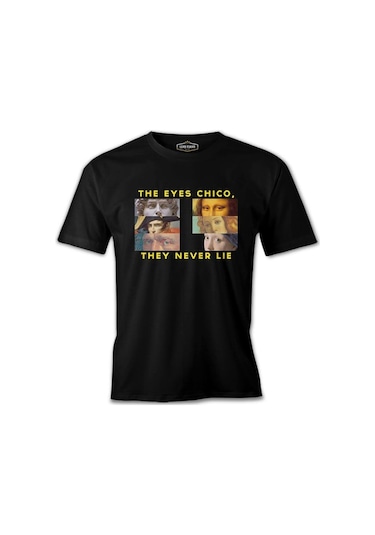 The Eyes Never Lie Siyah Erkek Tshirt
