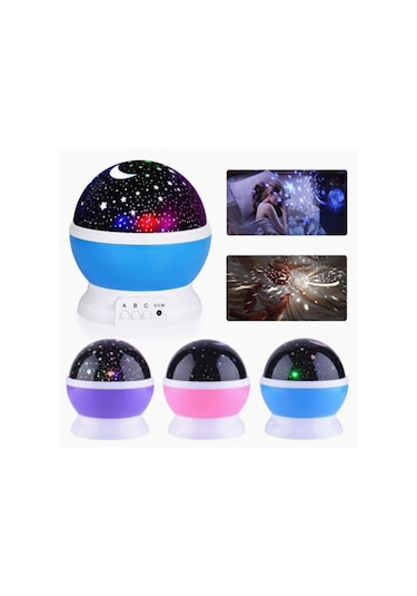 Star Master Dönen Yıldızlı Gökyüzü Projeksiyon Gece Lambası
