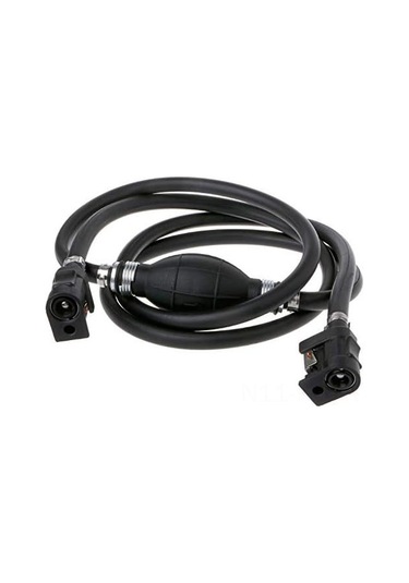 Lemestar Motosiklet Motoru Yakıt Tankı Bağlantı Seti - 8mm Siyah Kauçuk Hortum Toplam Uzunluk 2.1m, Ağırlık 365g