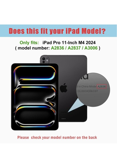 İpad Pro 11 İnç M4 2024 Uyumlu Temperli Cam Ekran Koruyucu