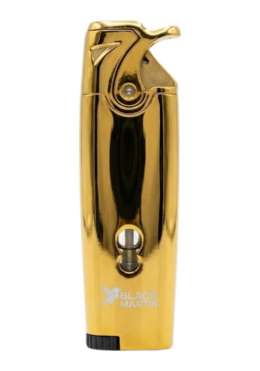 Black Martin Tek Torch Pürmüz Gold Metal Puro Çakmağı - Tr9570