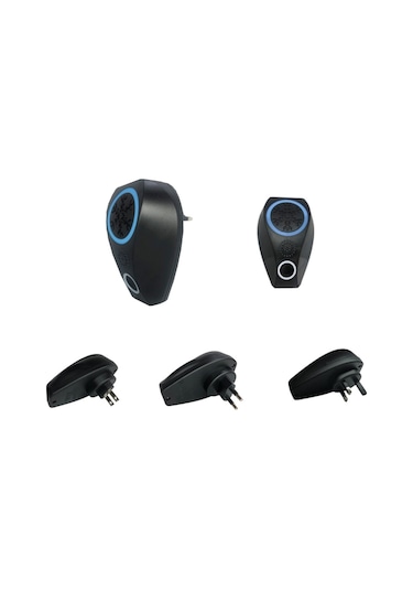 Snowflake Ultrasonik Sivrisinek Kurtlayıcı Fare Kovucu, Spesifikasyon: Ab Fişi Siyah , Boyut:ab Fişi