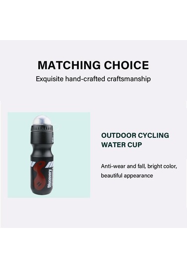 1 Adet Dağ Bisikleti Plastik Su Şişesi Yuvarlak Ada Su Şişesi Bisiklet Spor Su Bardağı Spor Su Şişesi Wbl